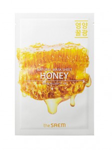 Маска тканевая с экстрактом меда Natural Honey Mask Sheet, THE SAEM   21 мл