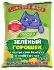 Наполнитель. Зеленый горошек с экстрактом бамбука и японского чая, Earth Pet Япония, 6 л Наполнитель. Зеленый горошек с экстрактом бамбука и японского чая, Earth Pet Япония, 6 л