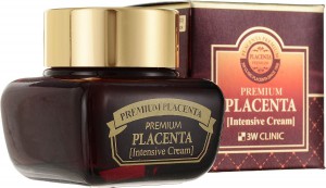 Омолаживающий плацентарный крем для лица Premium Placenta Intensive Cream, 3W CLINIC   50 мл