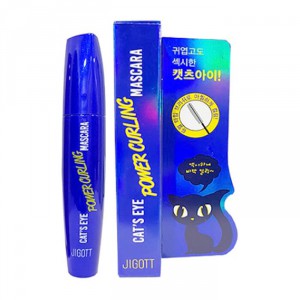 Тушь для ресниц подкручивающая Cats Eye Power Curling Mascara, JIGOTT   12 г