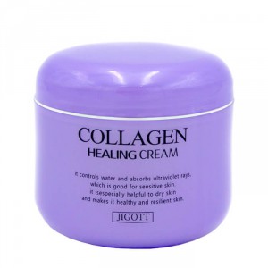 Питательный ночной крем с коллагеном Collagen Healing Cream, JIGOTT   100 мл