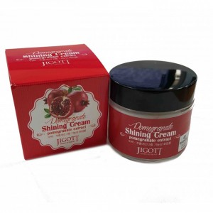 Крем с экстрактом граната для яркости кожи Pomegranate Shining Cream, JIGOTT   70 мл