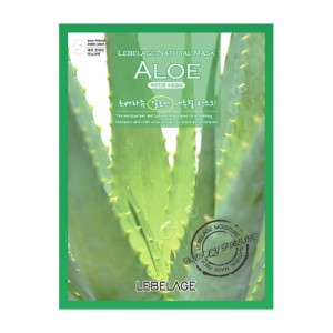 Успокаивающая тканевая маска с соком алоэ Aloe Natural Mask, LEBELAGE   25 г