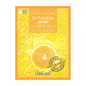 Тонизирующая тканевая маска с витамином С Vitamin Natural Mask, LEBELAGE   23 г