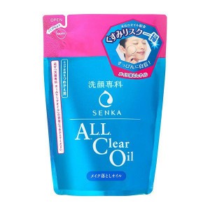 Гидрофильное масло для снятия водостойкого макияжа с протеинами шелка Senka, SHISEIDO  180 мл. (мягкая экономичная упаковка)