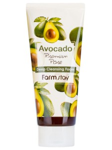 Очищающая пенка с экстрактом авокадо Avocado Deep Cleansing Foam, FARMSTAY   180 мл