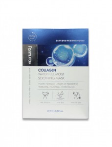 Тканевая маска увлажняющая с коллагеном Collagen Water Full Moist Soothing Mask, FARMSTAY   27 мл