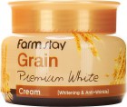 Осветляющий крем с маслом ростков пшеницы Grain Premium White Cream, FARMSTAY 100 г Осветляющий крем с маслом ростков пшеницы Grain Premium White Cream, FARMSTAY 100 г