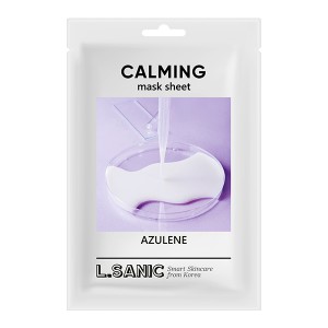 Успокаивающая тканевая маска с азуленом Azulene Calming Mask Sheet, L.SANIC   25 мл