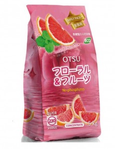 Концентрированный стиральный порошок с ароматом Цитрусовая свежесть, Otsu 5 кг (мягкая упаковка)