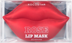 Гидрогелевые патчи для губ с экстрактом лепестков розы Rose Lip Mask, KOCOSTAR   20 шт