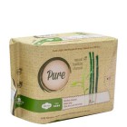 Гигиенические прокладки с бамбуковым углем (ночные), PURE Россия 8 шт Гигиенические прокладки с бамбуковым углем (ночные), PURE Россия 8 шт