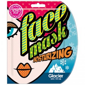 Маска для лица тканевая питательная Glacier Moisturaizing Mask BLING POP, 25 мл