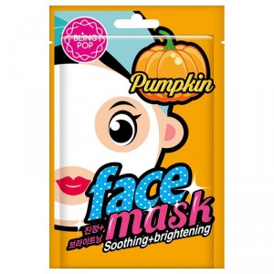Маска для лица тканевая укрепляющая Pumpkin  Soothing & Brightening Mask BLING POP  , 20 мл