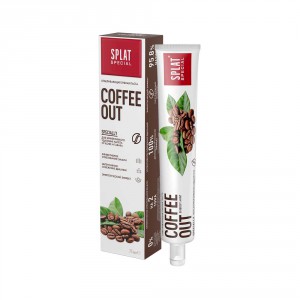 Зубная паста для эффективного удаления налета от кофе и табака Special Coffee Out, SPLAT 75 мл