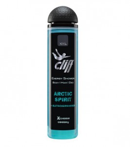 Шампунь-гель для душа дезодорирующий 3 в 1 Арктическая свежесть с экстримально освежающим эффектом XXL, CLIFF 300 мл