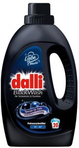 Универсальное жидкое средство для стирки черных и темных тканей для любого текстиля Black Wash, Dalli 1,1 л, на 20 стирок