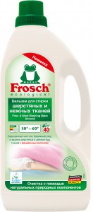 Бальзам для стирки шерстяных и нежных тканей, Frosch 1.5 л