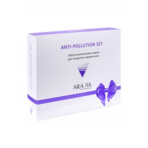 Аравия Набор для очищения и защиты кожи Anti-pollution Set, Aravia professional