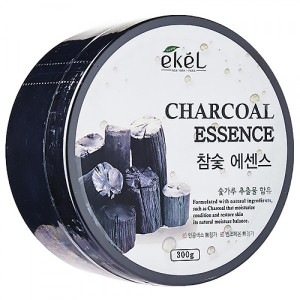 Увлажняющий гель для лица и тела с экстрактом Древесного Угля для всех типов кожи Charcoal Essence, Ekel 300 мл