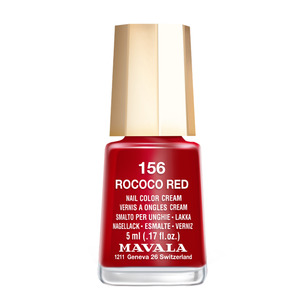 Лак для ногтей Чувственный красный Rococo Red, Mavala 5 мл
