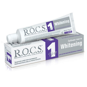 Рокс Зубная паста Uno Whitening 74 гр (R.O.C.S, Для Взрослых)