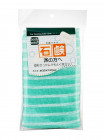 Японская массажная мочалка для тела жесткая, зеленая в белую полоску Body Towel, Motegi 30х100см Японская массажная мочалка для тела жесткая, зеленая в белую полоску Body Towel, Motegi 30х100см