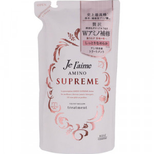 Восстанавливающий кондиционер для поврежденных волос Je laime Amino Supreme Velvet Mellow, KOSE COSMEPORT 350 мл (мягкая упаковка)