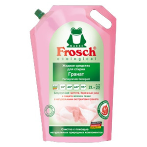 Жидкое средство для стирки универсальное Гранат Pomegranate Detergent, Frosch 2 л