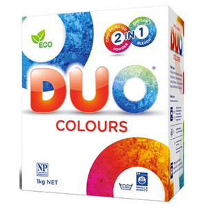 Концентрированный стиральный порошок без фосфатов Colours (на 50 стирок), Duo 1 кг  