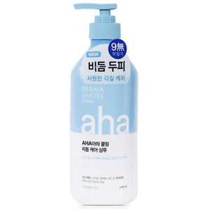 Шампунь для волос от перхоти Освежающий Aekyung Derma & More AHA-Cooling Dandruff Care, Kerasys 600 мл