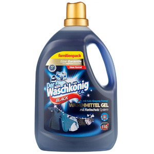 Гель для стирки темных тканей Der Waschkonig C.G. Waschmitel Gel Black, Clovin 3,305 л на 110 стирок