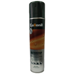 Аэрозольное средство для пропитки и защиты от воды и УФ-излучения для всех видов кожи Waterstop Neutral (нейтрального цвета), Collonil 400 мл