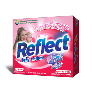 Концентрированный стиральный порошок для детских вещей Reflect For Baby Clothes (на 30 стирок), Neon 650 г  