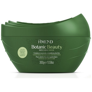 Органическая маска для укрепления волос с экстрактами розмарина и имбиря Botanic Beauty Mask, Amend 300 мл.
