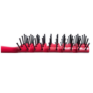 Профессиональная расческа для укладки волос с антибактериальным эффектом (цвет ручки красный), Vess