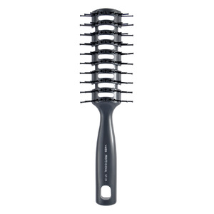 Профессиональная расческа для укладки волос с антибактериальным эффектом (цвет ручки серый), Vess
