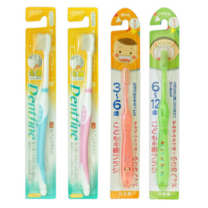 Набор зубных щеток «Семейный»: для детей 3-6 и 6-12 лет и для взрослых с компактной чистящей головкой, Create 4 шт. (мягкие)