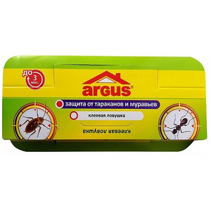 Клеевая ловушка-домик от тараканов и муравьев, Argus 1 шт
