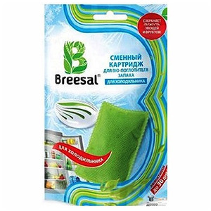 Сменный картридж для био-поглотителя запаха для холодильника, Breesal 80 г