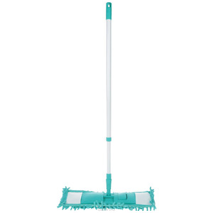 Швабра для пола телескопическая, с 2-х сторонней насадкой из микрофибры, для сухой и влажной уборки для всех типов покрытий Youll Love Plus Class, Home Queen  1 шт