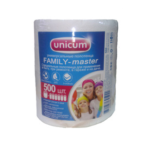 Универсальные полотенца отрывные Family-Master, Unicum 500 листов