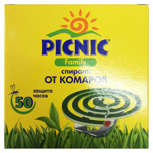 Спирали от комаров Family, Picnic 10 шт