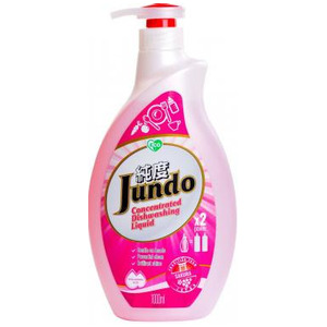 Концентрированное экологочное средство для мытья посуды и детских принадлежностей, с гиалуроновой кислотой, сакура, Jundo 1000 мл