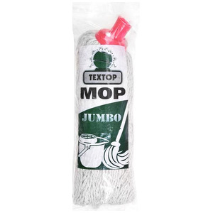 Моп хлопковый веревочный с пластиковым винтовым наконечником Mop Jumbo, Textop 1 шт