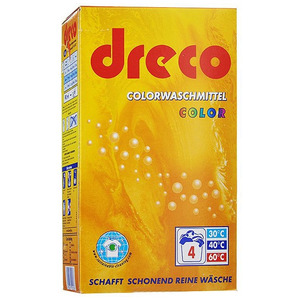 Универсальный стиральный порошок для цветного белья Color colorwaschmittel, Dreco 600 г