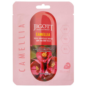 Ампульная маска с экстрактом камелии Ampoule Mask Camelia, Jigott 1 шт