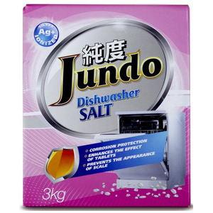 Соль для посудомоечных машин ионизированная, с серебром, Jundo 3000 г