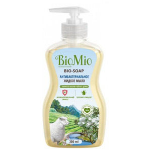 Антибактериальное жидкое мыло, с эфирным маслом чайного дерева Bio-Soap, BioMio 300 мл