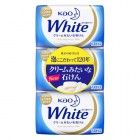 Кусковое мыло White, КАО 3 шт. по 130 г Кусковое мыло White, КАО 3 шт. по 130 г